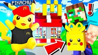 Opening MCDONALDS POKEMON PACKS to get GOD POKEMON in MINECRAFT!