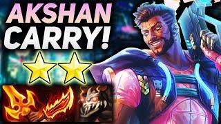 AKSHAN CARRY SWINGS INTO CRAZY DPS + ARMOR SHRED!! | Teamfight Tactics Patch 11.15