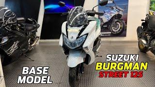 2025 Suzuki Burgman Street 125 Detailed Review | Burgman Street 125 Base Model | 125cc Scooter