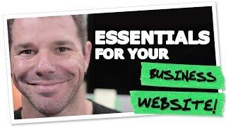 3 Key Essentials For Your Small Business Website | Geoff Blake @tentononline