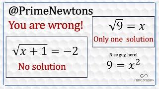 Addressing The Square-Root Confusion