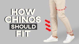 How Chinos SHOULD Properly Fit! | A SIMPLE GUIDE FOR THE MODERN FIT