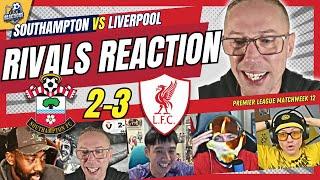 LIVERPOOL RIVALS & FANS REACTION TO SOUTHAMPTON 2-3 LIVERPOOL | 24/25 PREMIER LEAGUE