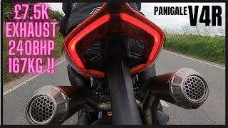 Panigale V4R Akrapovic Wheelbarrow Race Exhaust System, Ducati's Most Powerful V4 !!