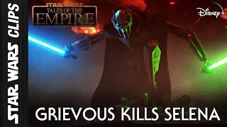 Grievous Defeats Nightsister Selena  |  Star Wars Clips