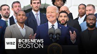 NBA Champion Boston Celtics honored by President Joe Biden at White House