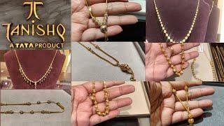 Tanishq 22KT Gold Matar Mala Chain Designs with Weight & Price || Festive Special Collection ️️