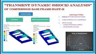 Transient structural dynamic analysis of compressor base frame using ANSYS, Part-2