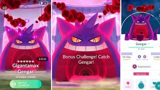 World's First Ever Gigantamax Gengar Raid in pokemon go.