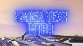 How to make Saber Text Intro on After Effects (AE)