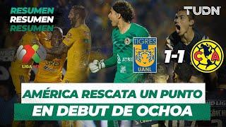 Resumen y Goles Tigres 1 -  1 América | Liga MX  - Apertura 2019 - Jornada 6 | TUDN