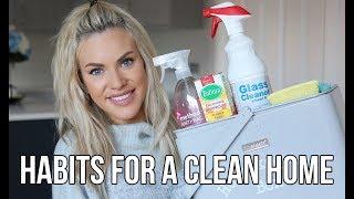 10 HABITS FOR A CLEAN HOME || TIPS TO KEEP YOUR HOUSE CLEAN