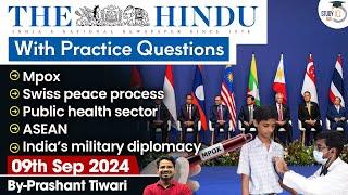 The Hindu Newspaper Analysis | 9th Sep 2024 | Current Affairs Today | Daily Current Affairs |StudyIQ