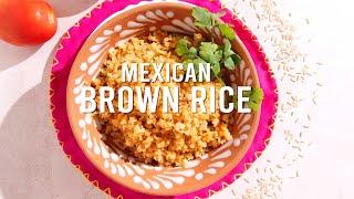 Mexican Brown Rice (Vegan Arroz Recipe)