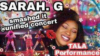 SARAH G.. SHOCKING STAGE PERFORMANCE @Unified concert. (REACTION)