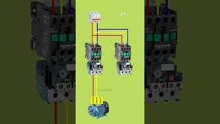 Forward reverse motor control wiring #forwardreversestarter #forwardreverse