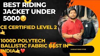 BEST RIDING JACKET UNDER Rs5000 || CE LEVEL 2 CERTIFICATION|| MOTO MARSHAL RIDING JACKET||SARKKART