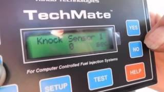 Renda TechMate reading  Fault Codes on Pontoon Boat 10-21-15