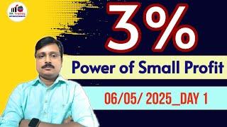 Power of Small Profit Challenge 3% Trading by Rk Trading