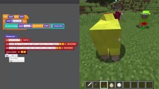 Tynker + Minecraft Rainbow Sheep Mod