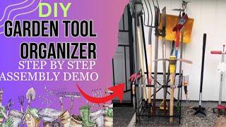 Garden Tool Organizer Kit Assembly | Step by Step Tutorial Demonstration w/Follow Along Instructions