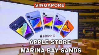 Singapore City - Inside the Apple Store at Marina Bay Sands