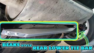 ||HONDA EF9 / ED7 88-91 CIVIC & CRX|| Installing Beaks style Tie Bar