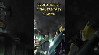 Evolution Of Final Fantasy Games (Part 1) #finalfantasy #gaming #anime #games #nostalgia #shorts