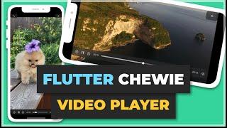 Flutter Chewie Video Player (Assets, URLs, & Gallery/Photo Library) | Learn Flutter Fast