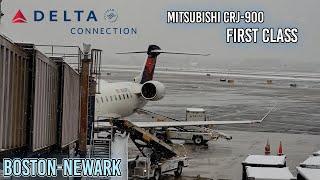 Delta Connection CRJ-900 First Class | Boston-Newark