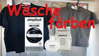 Dye laundry Simplicol Textile Dye intensive from gray to black