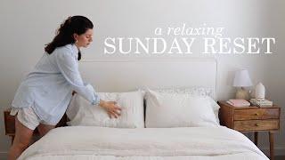 RELAXING SUNDAY RESET: healthy breakfast, skincare routine, cleaning, planning for a new week & more