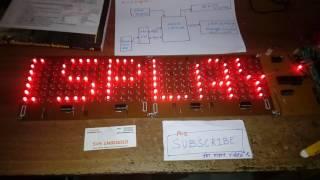 GSM Based Wireless Electronic Notice Board Display through ARM7 and LED