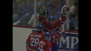 Canadiens vs Capitals, Richer scores twice (1989-90)