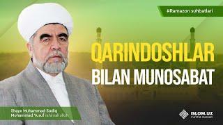 Qarindoshlar bilan munosabat