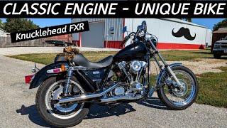 H-D FXR w/ a Knucklehead Engine - What the He**? Wahoo!