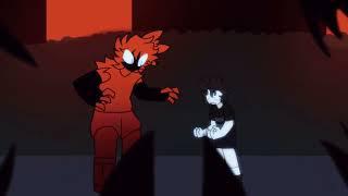 Catfight but clearly Foxybro didn’t like what C.C had to say  || FNAF ||