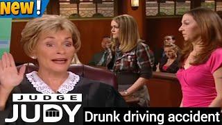 ( Judge judy ) women crashes car while driving drunk @JudgeJudy