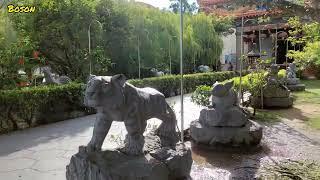 乘坐览车到极乐寺顶部(槟城极乐寺)Take the tram to the top of Kek Lok Si Temple Penang