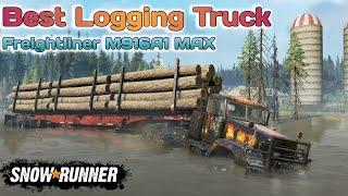 Best Logging Truck Freightliner M916A1 MAX In SnowRunner Season 12 @TIKUS19