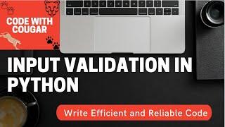 Input Validation in Python | How to validate user input in Python