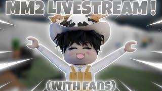 MM2 LIVESTREAM (playing with fans)