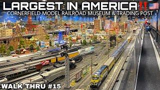 LARGEST family owned O-Gauge train layout in the America!! - Cornerfield Model Railroad Museum