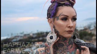 Haphazard Obsidian Ear Weights | UrbanBodyJewelry.com