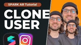 Clone User in Spark AR! Create your on Instagram Filter! Segmentation + Background Replacement!