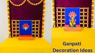 Ganpati Decoration Ideas at home | Pooja Decor | Traditional Decoration