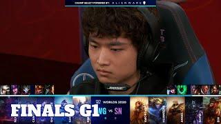 DWG vs SN - Game 1 | Grand Finals S10 LoL Worlds 2020 PlayOffs | DAMWON Gaming vs Suning G1 full