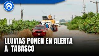 Tabasco con el 'agua en el cuello': lluvias desbordan ríos y lo deja en alerta naranja