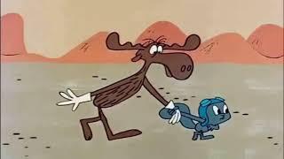 Rocky and Bullwinkle Starring In The The Adventure Of Bullwinkle's Glowing Worm Farm