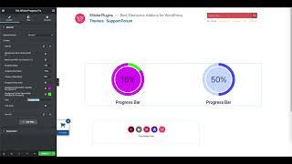 How Wiloke Progress Pie Works In Elementor